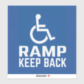 Sticker Rampe Handicap Garder (Feuille)