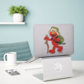 Sticker Randonnée dans les bois d'Elmo (Ordinateur portable sur le bureau)