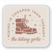 Sticker Randonnée est moins cher que thérapie hivernage gi (Devant)