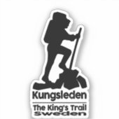 Sticker Randonnée - Kungsleden - Le sentier des rois - Suè (Recto)