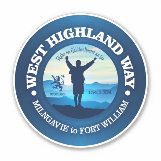 Sticker Randonnée (West Highland Way) (Devant)