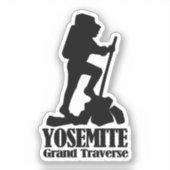 Sticker Randonnée - Yosemite Grand Traverse - (Recto)