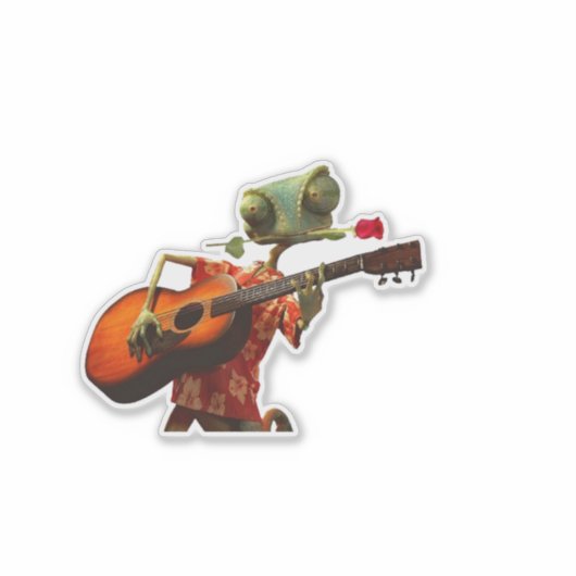 Sticker Rango Chameleon Reptiles (Devant)