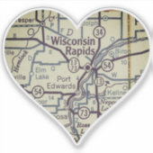 Sticker Rapides du Wisconsin (Devant)
