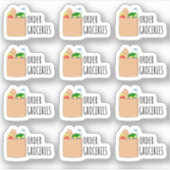 Sticker Rappel de courses Planificateur Bujo (Devant)