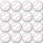 Sticker Rappel de jour de match de baseball pour planifica (Devant)