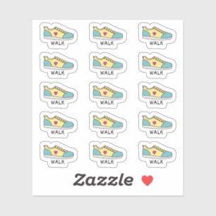 Sticker Rappel de marche Bujo Planificateur Journaling