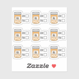 Sticker Rappel de médicaments Médicaments ordonnance suivi