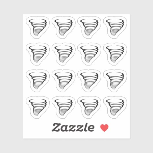 Sticker Rappel de prévision météorologique de météorologie (Feuille)