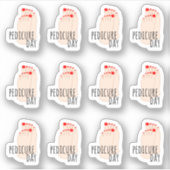 Sticker Rappel de prise de rendez-vous pour pédicure Plani (Devant)