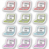 Sticker Rappel de scolarité à domicile E-Learning Planific (Devant)