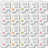 Sticker Rappel de teinture pour cheveux Planificateur mini (Devant)