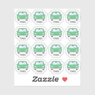 Sticker Rappel d'entretien des pneus du planificateur Bujo