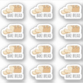 Sticker Rappel du pain Cuisine de repas Bujo Planner (Devant)