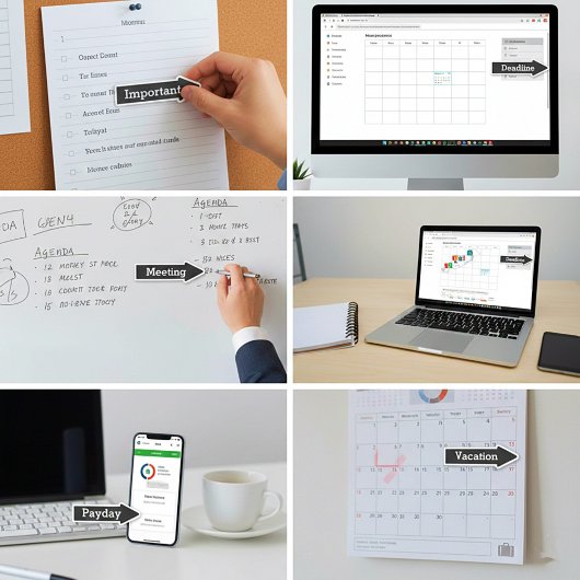 Sticker Rappels d'affaires