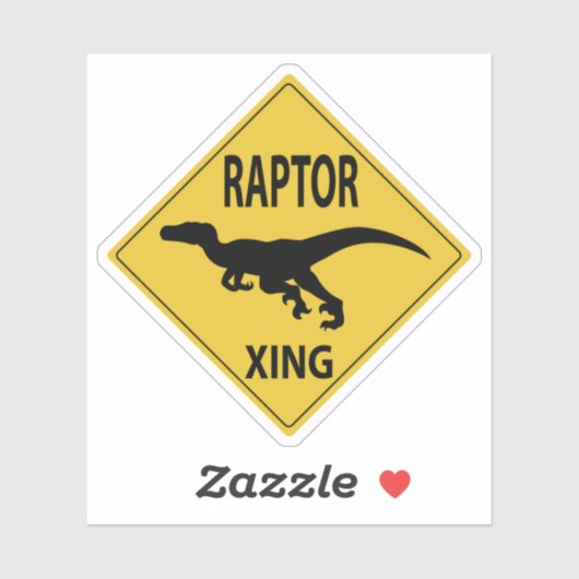 Sticker Raptor XING (Feuille)