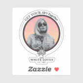 Sticker Rassemblez votre sh*t - Le Lotus Blanc (Feuille)