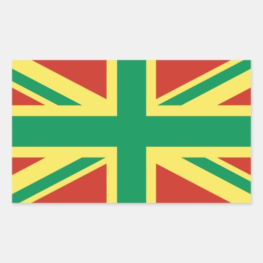 Sticker Rasta Flag UK (Devant)