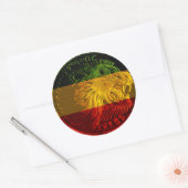 Sticker Rasta Lion d'Éthiopie (Enveloppe)
