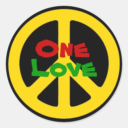 Sticker Rasta One Love (Devant)