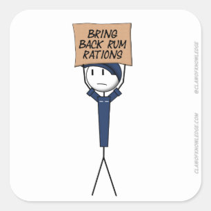 Sticker "Rations de rhum"