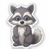 Sticker Raton laveur (Recto)