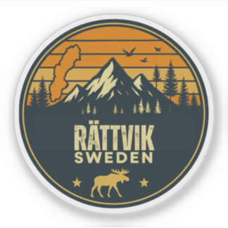 Sticker Rättvik, Suède Sverige