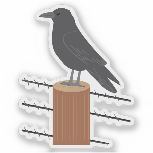 Sticker Raven (Devant)