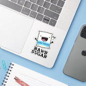 Sticker Rawr Sugar Funny Food Pun (Ordinateur portable avec iPhone)
