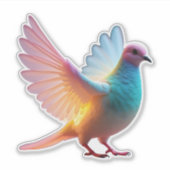 Sticker Rayant Rainbow Dove (Devant)