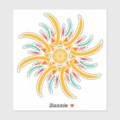 Sticker rayons solaires (Feuille)