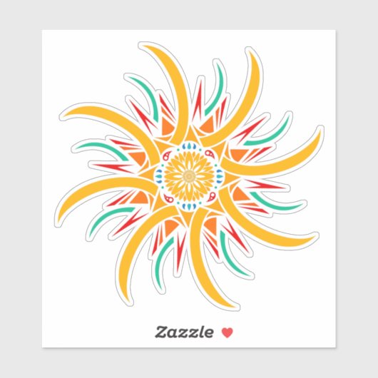Sticker rayons solaires (Feuille)