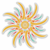 Sticker rayons solaires (Devant)