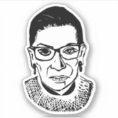 Sticker RBG célèbre, Ruth Bader Ginsburg (Devant)