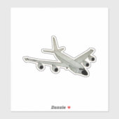 Sticker RC-135 Rivet Joint, avion ISR (Feuille)