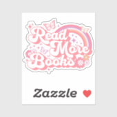 Sticker Read More Books (Feuille)
