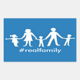 Sticker #realfamily, valeurs traditionnelles du ma