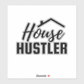 Sticker Réaltor Maison professionnelle Hustler (Feuille)