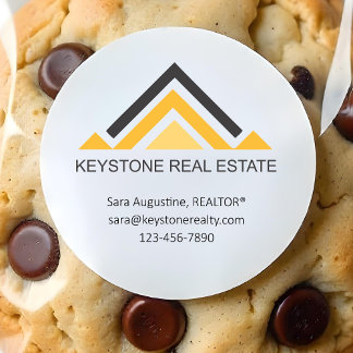 Sticker Realtor personnalisé avec logo