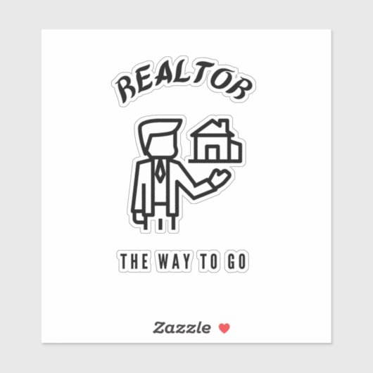 Sticker Realtor to go (Feuille)