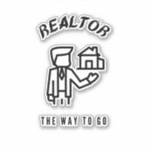 Sticker Realtor to go (Devant)