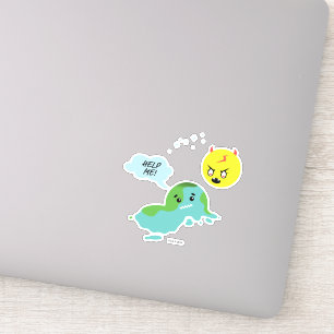 Sticker Réchauffement climatique