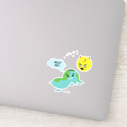 Sticker Réchauffement climatique (Détail)
