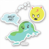 Sticker Réchauffement climatique (Devant)