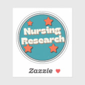 Sticker Recherche en soins infirmiers (Feuille)