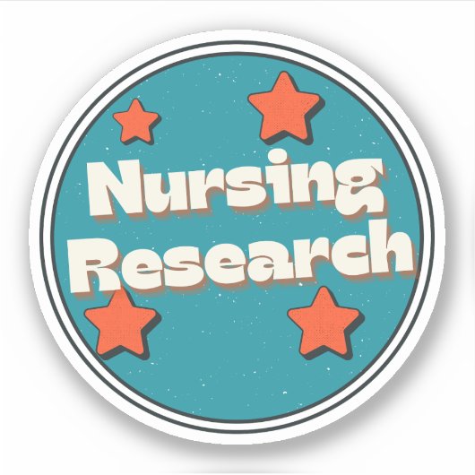 Sticker Recherche en soins infirmiers (Devant)