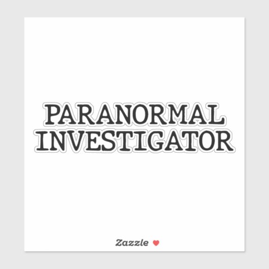 Sticker Recherche paranormale chasse aux fantômes EVP (Feuille)