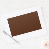Sticker Rectangle Brown (Enveloppe)
