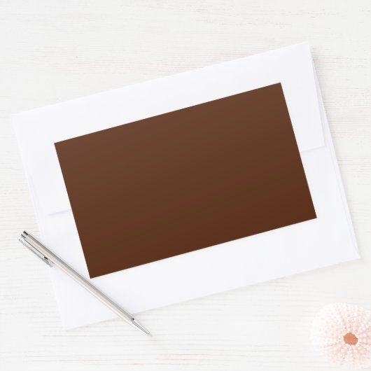 Sticker Rectangle Brown (Enveloppe)