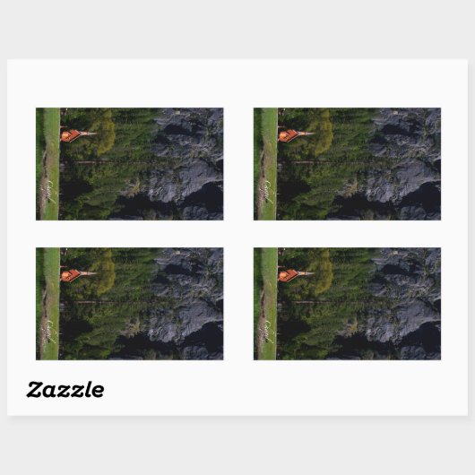 Sticker Rectangle de chapelle (Feuille)